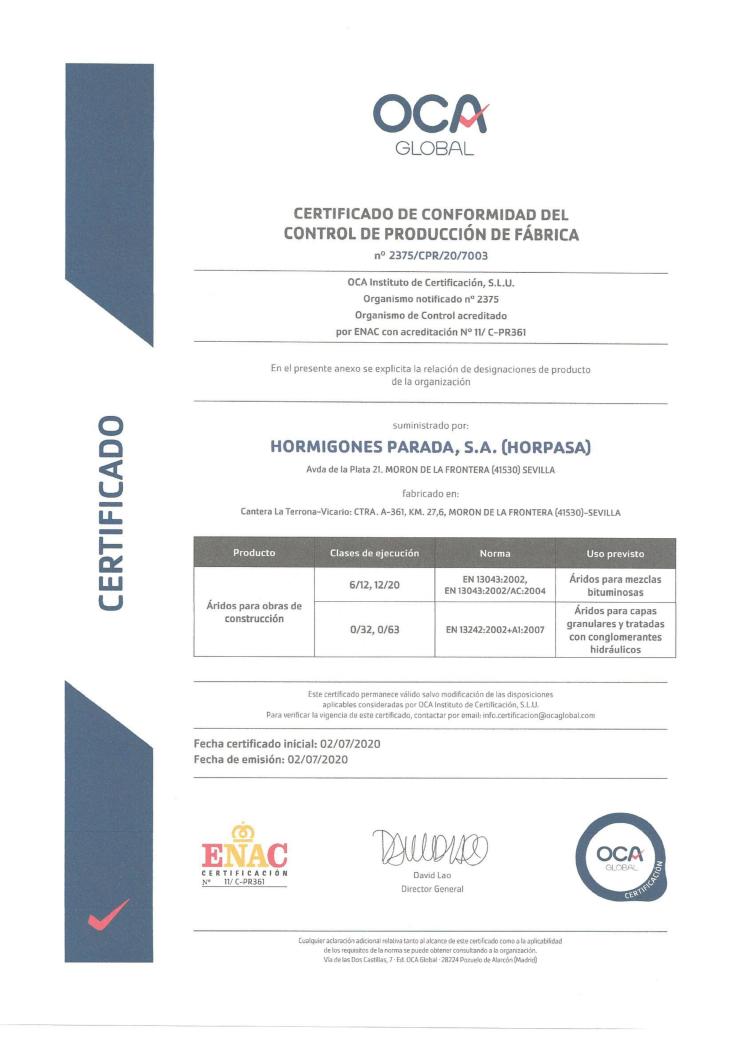 Certificado Conformidad 1